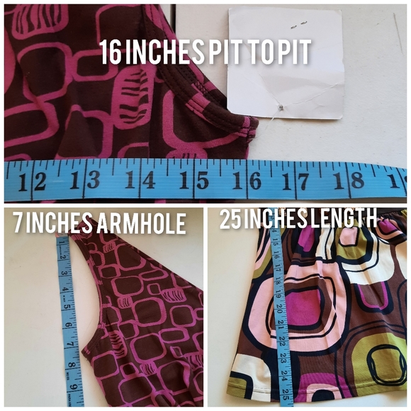 Joyous & free embellished waist tank top size s - Picture 9 of 9